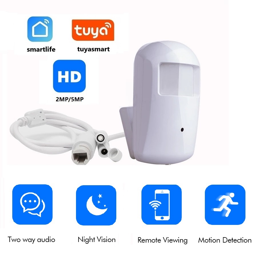 Hidden Camera Clock - 2MP 5MP Tuya ミニ WiFi IP