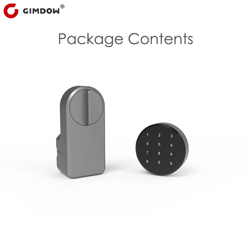 Home Security Safe - TuyaスマートデジタルドアロックGIMDOWパスワードロック電動ホテルアパートメントロッカー用セーフスマートロック