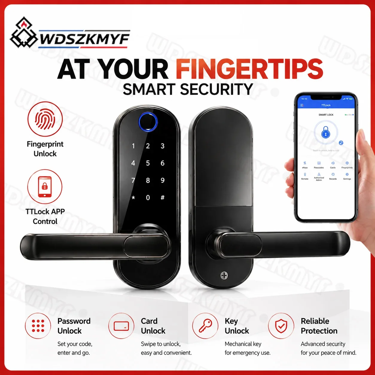 Home Security No Wifi - スマートドアロック 指紋認証アクセス制御 電子ゲートオープナー ホームセキュリティ RFIDキーパッド 生体認証デジタル磁気リーダー