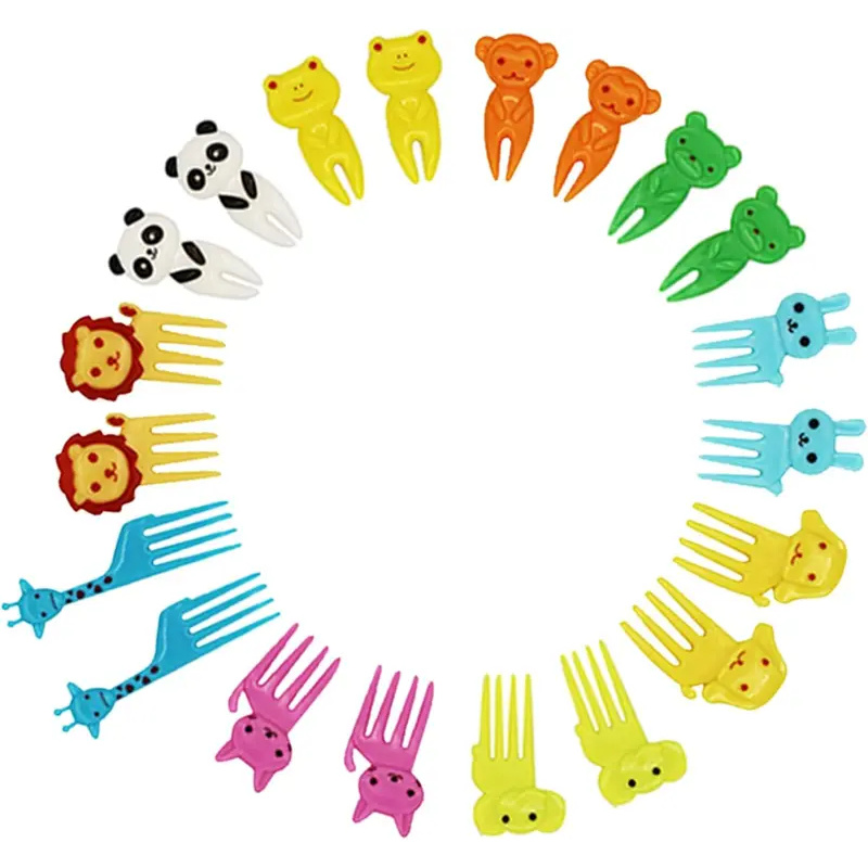 Lock Picking Set - 10-70pc フルーツフォークつまようじ串セット子供用プラスチック動物フードピック弁当ランチボックス装飾アクセサリー