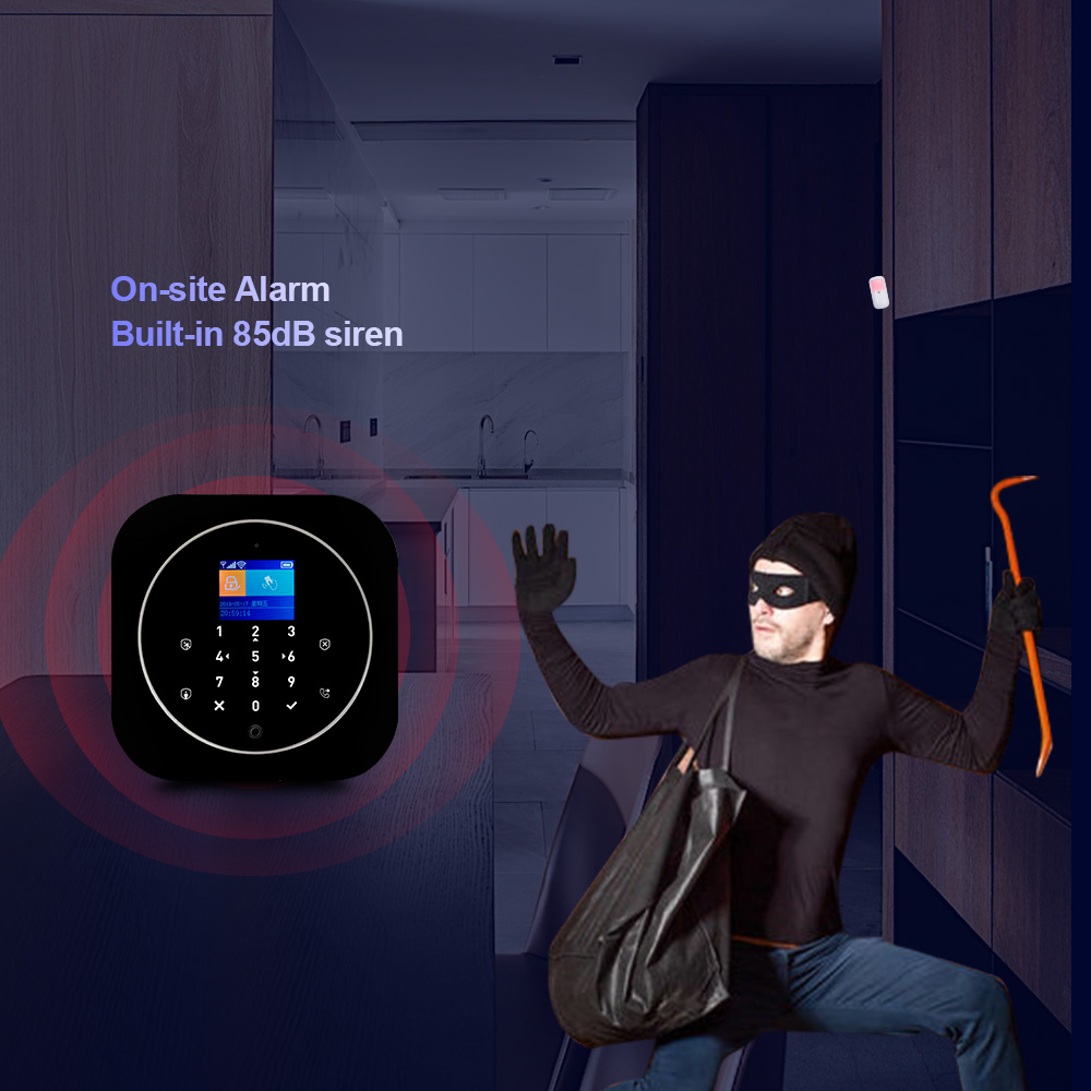 KERUI G12 2G Wifi ワイヤレスホーム警報シス - Home Security No Wifi のレビューと価格