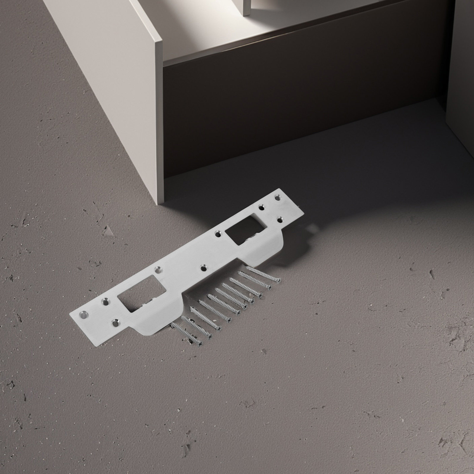 頑丈なステンレス製強化ドアストライクプレート、内外ドア用セキ - Door Reinforcer Kit のレビューと価格