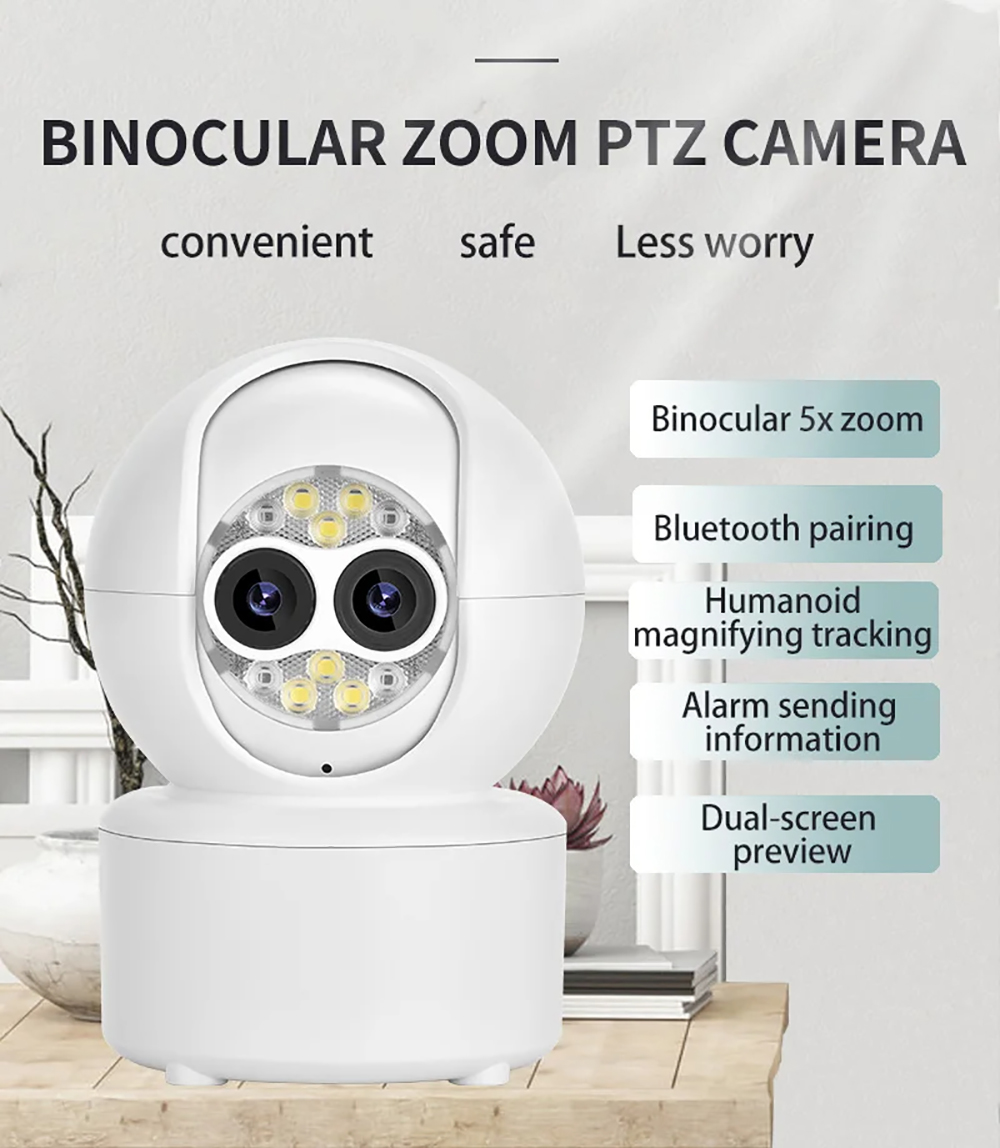 ICsee デュアルレンズ 4MP セキュリティカメラ 5倍 - Home Security For Windows のレビューと価格