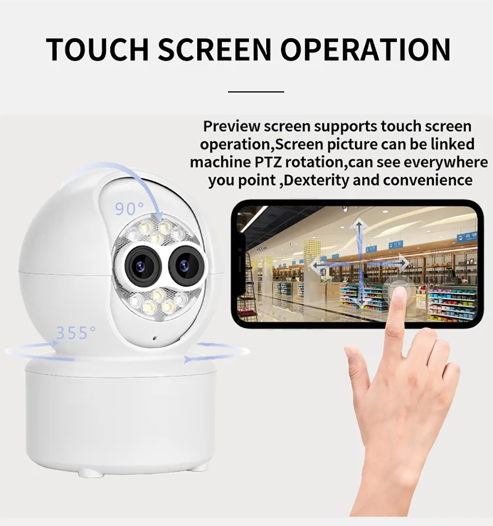 ICsee デュアルレンズ 4MP セキュリティカメラ 5倍 - Home Security For Windows のレビューと価格