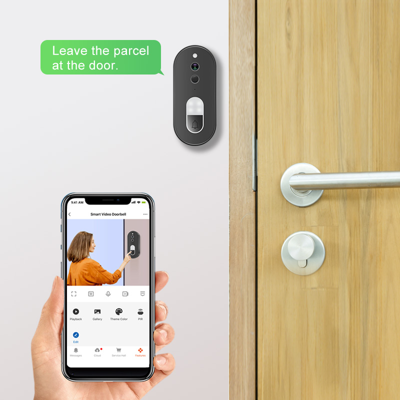 Tuya 1080P HD ワイヤレス WiFi ビデオドア - Home Security No Wifi のレビューと価格