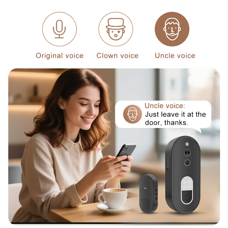 Tuya 1080P HD ワイヤレス WiFi ビデオドア - Home Security No Wifi のレビューと価格