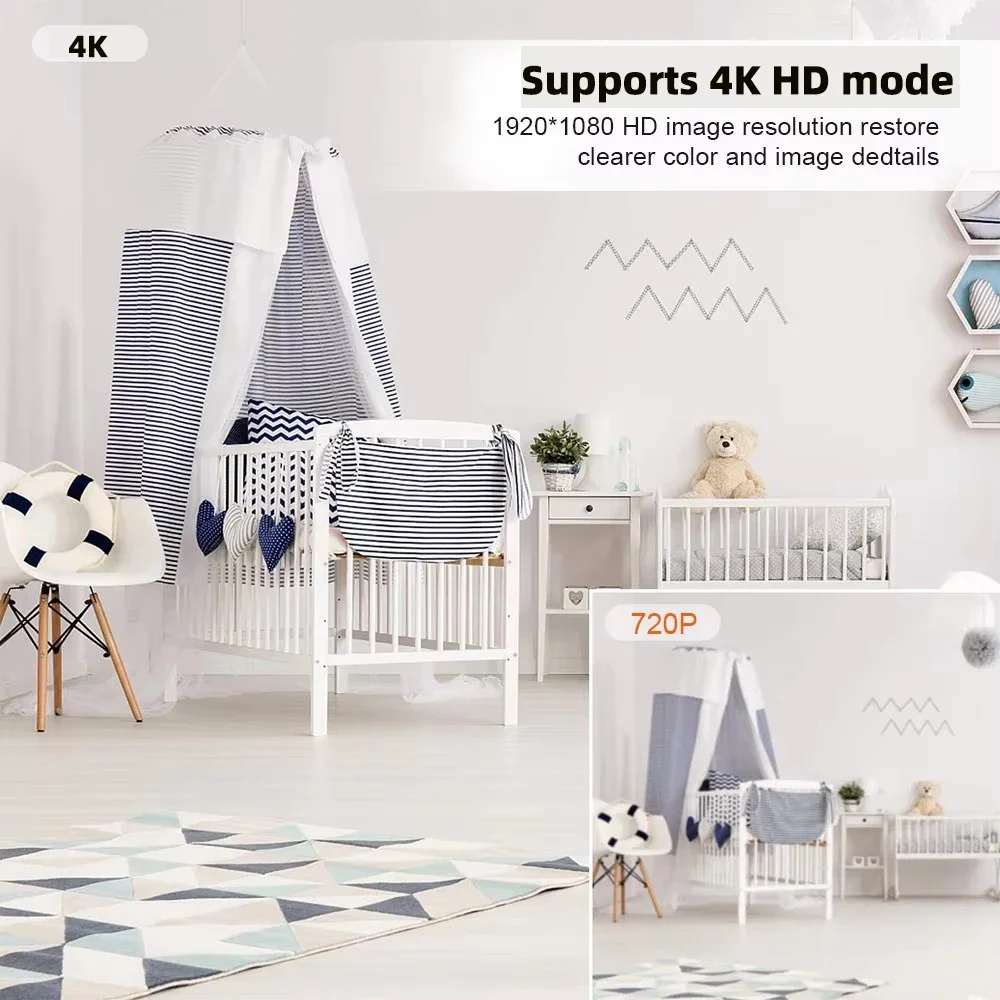 4K HD新型ミニWiFiカメラ、遠隔視聴、動体検知、ループ - Hidden Camera Clock のレビューと価格