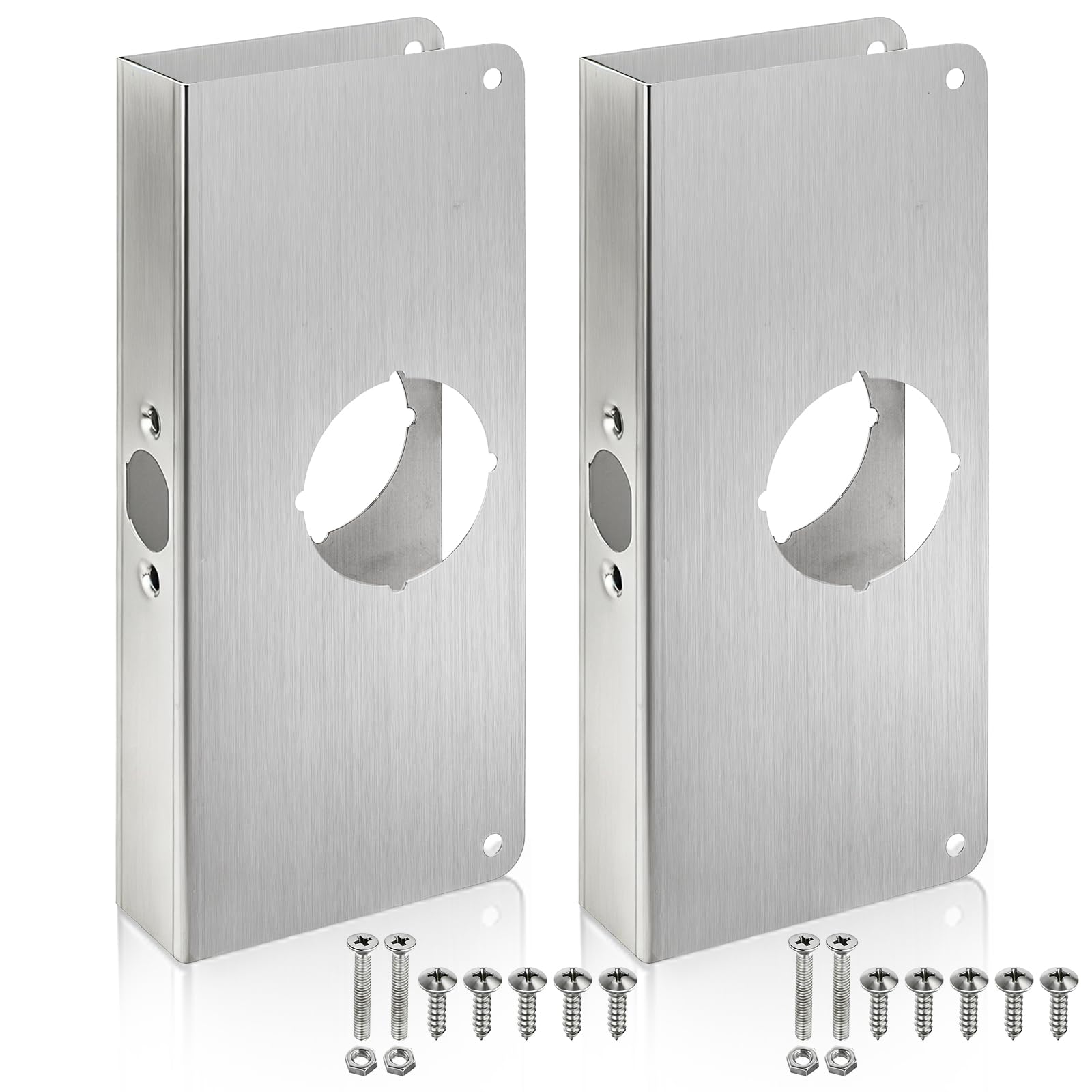 ステンレス製ドアロック補強プレート 9インチストライクプレー - Door Reinforcer Kit のレビューと価格
