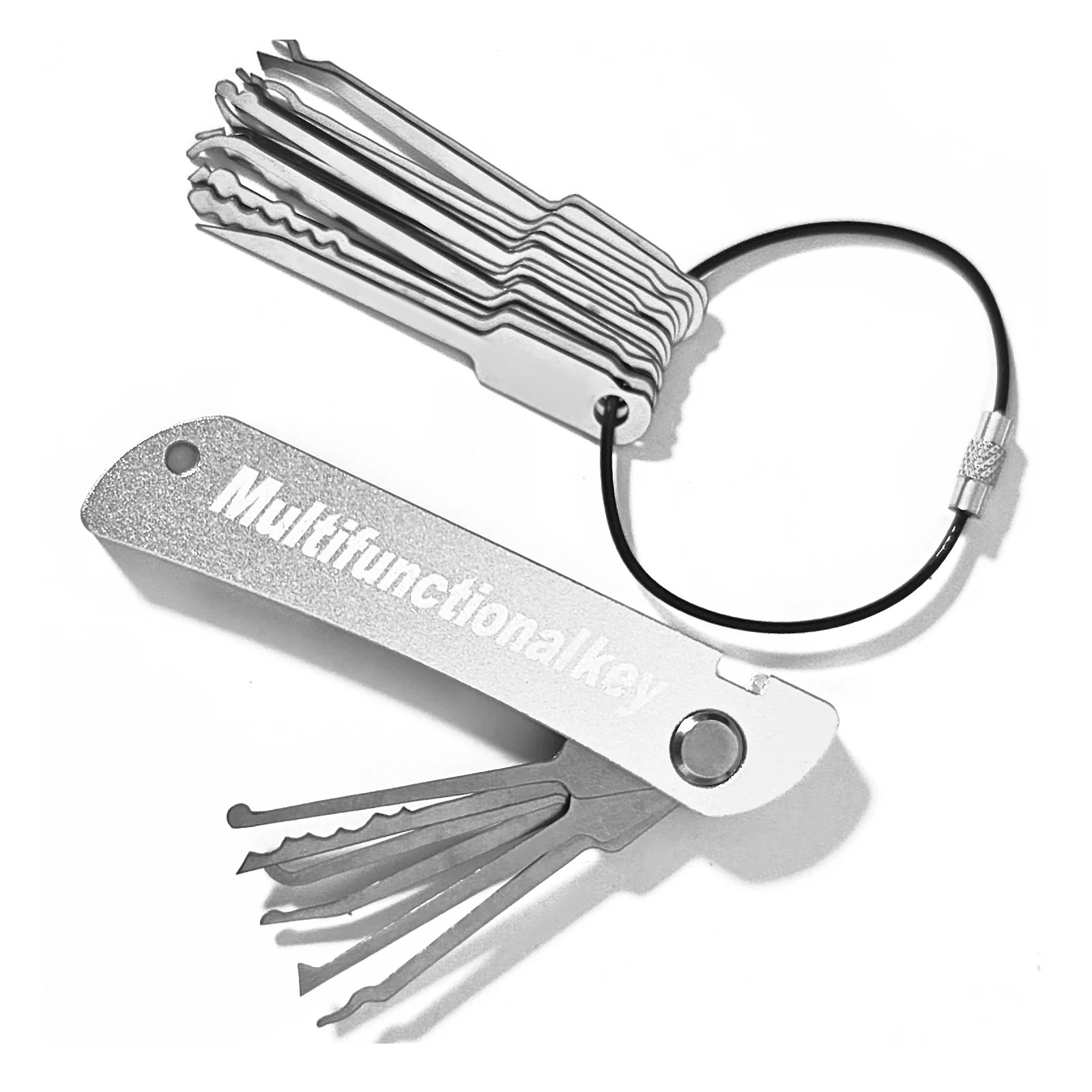 21 個のコンパクトなロックピッキングセット、防錆性、多用途 - Lock Picking Set のレビューと価格