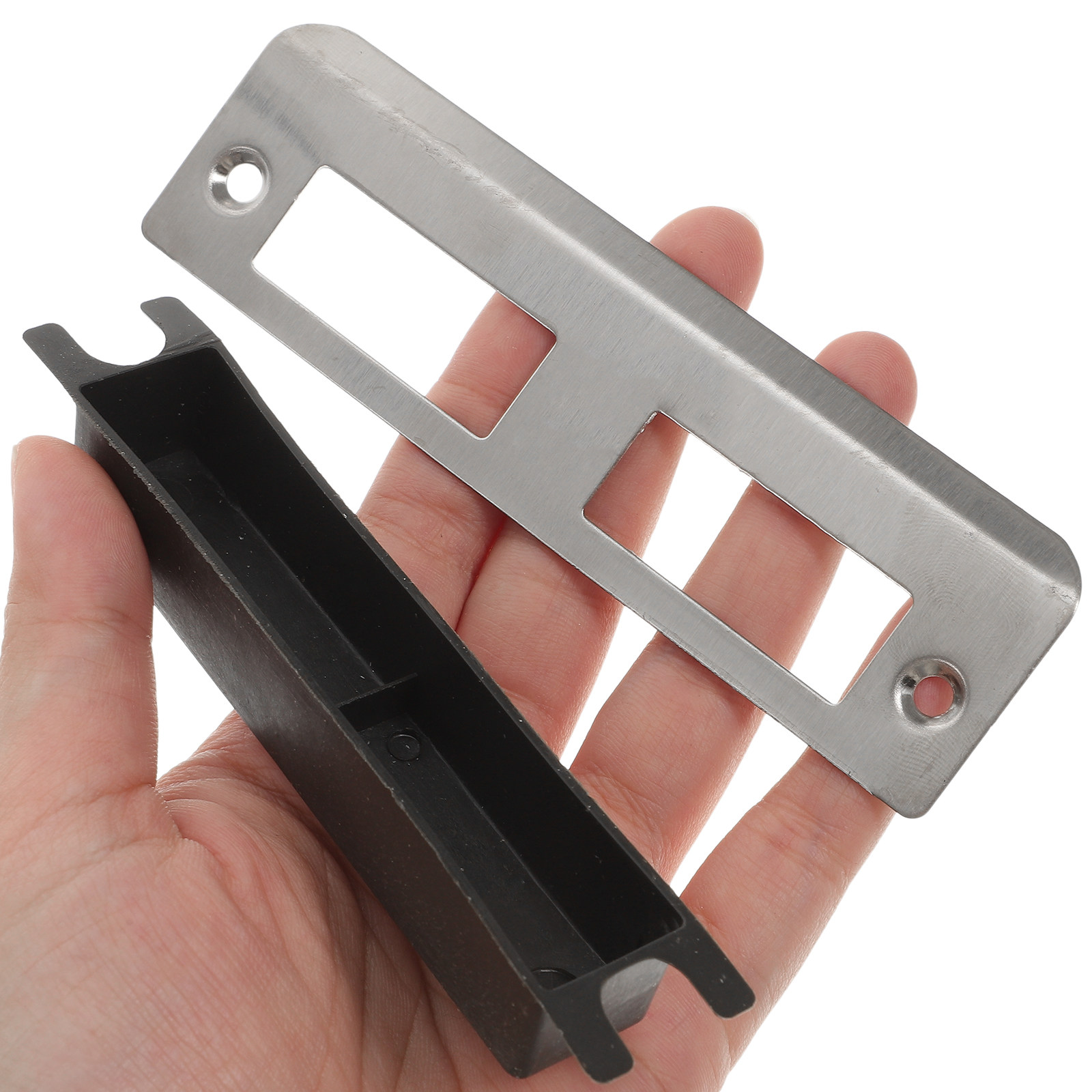 5 個のステンレス鋼ドア穴カバープレートドアストライクプレー - Door Reinforcer Kit のレビューと価格