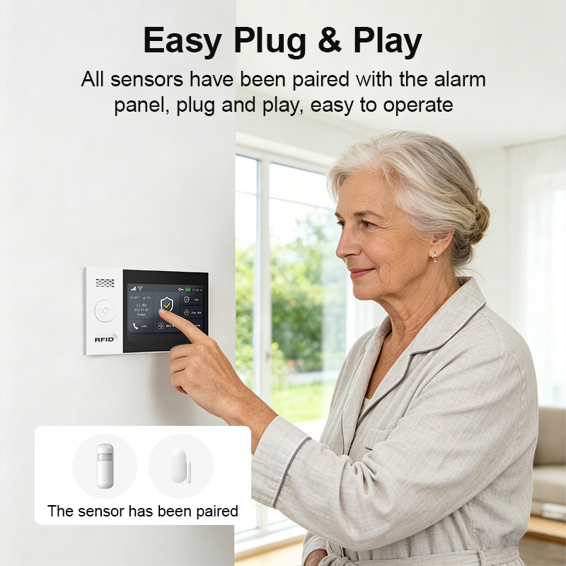 PGST 2G GSM WiFi 警報システムキット ワイヤ - Home Security No Wifi のレビューと価格