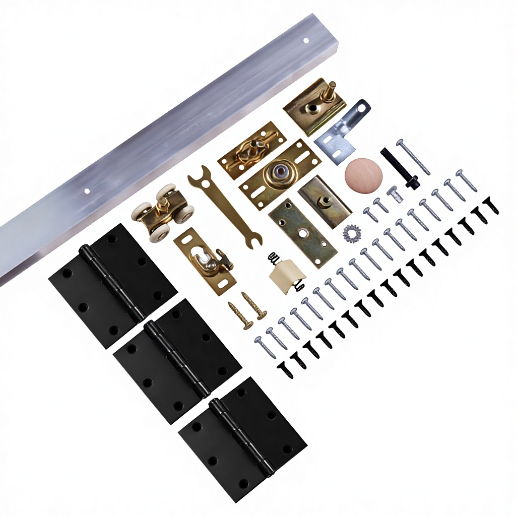 耐久性のある軽量4つ折りポケットドア金具キット、強化木製フレ - Door Reinforcer Kit のレビューと価格