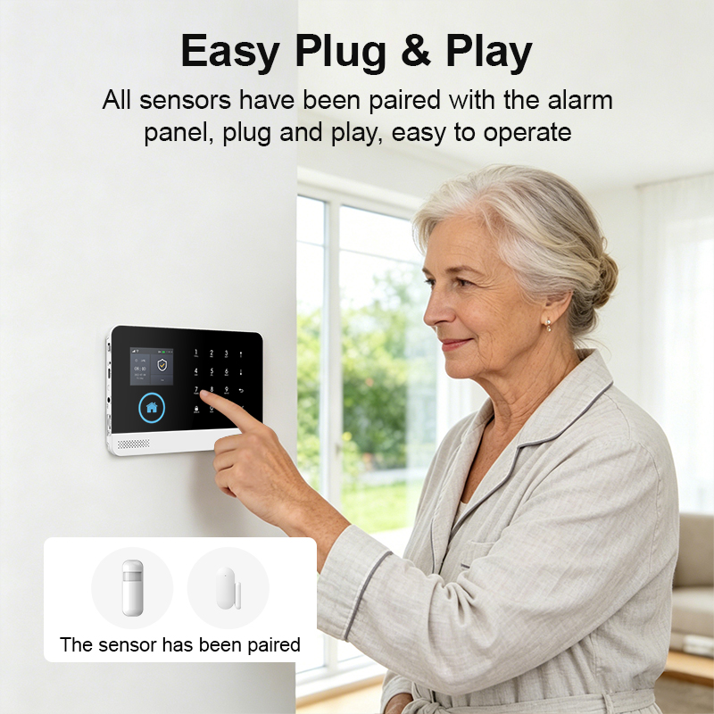 PGST WIFI GSM スマートホームセキュリティ警報シ - Home Security No Wifi のレビューと価格