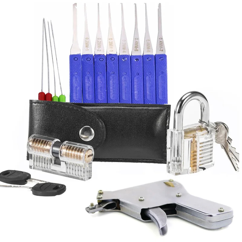 5 in 1ロック練習セット、ピッキング、壊れた鍵の取り外し - Lock Picking Set のレビューと価格