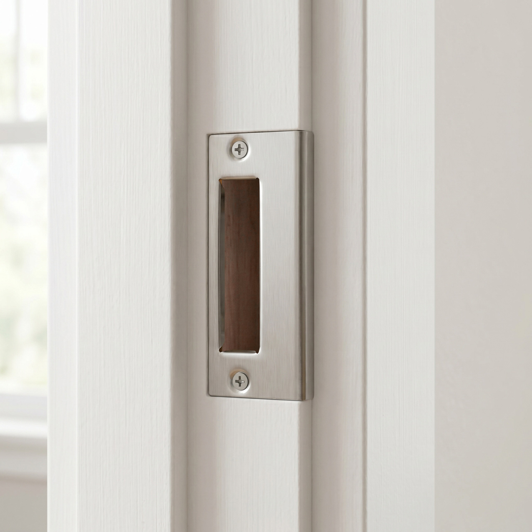 2個入り スムースな表面のステンレス製ドアストライクプレート - Door Reinforcer Kit のレビューと価格