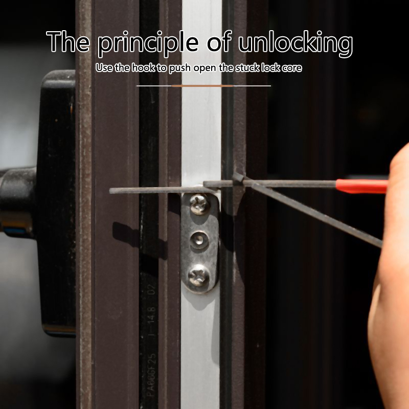 3 ピース/セットコンパクト開き窓ロック解除ツールプロフェッ - Lock Picking Set のレビューと価格