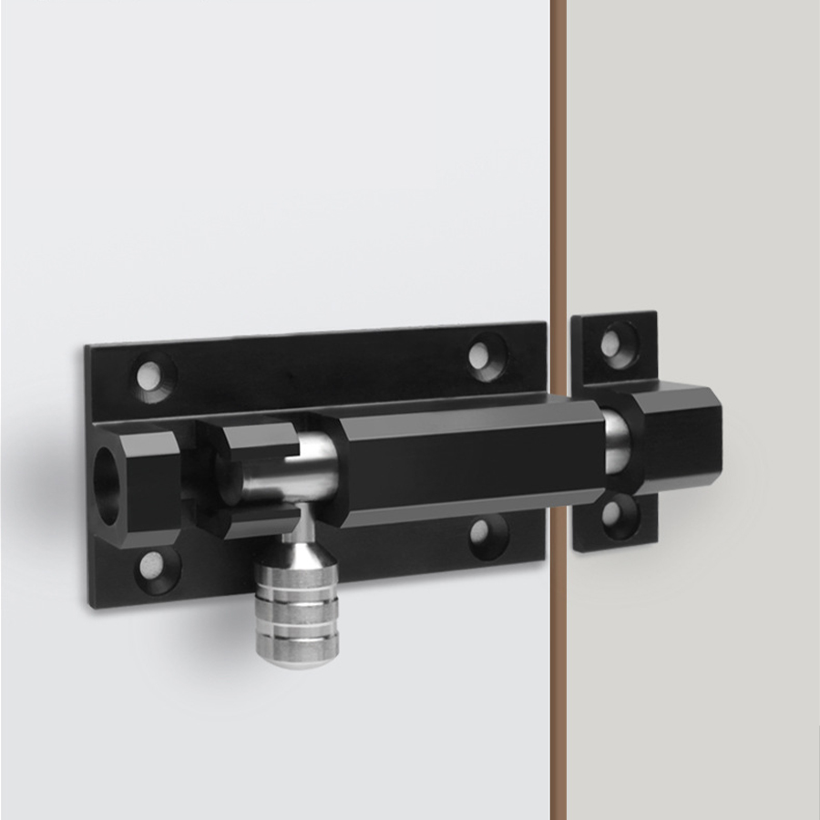 1pc セキュリティドアボルト補強ラッチ スライドゲート用ヘ - Door Reinforcer Kit のレビューと価格