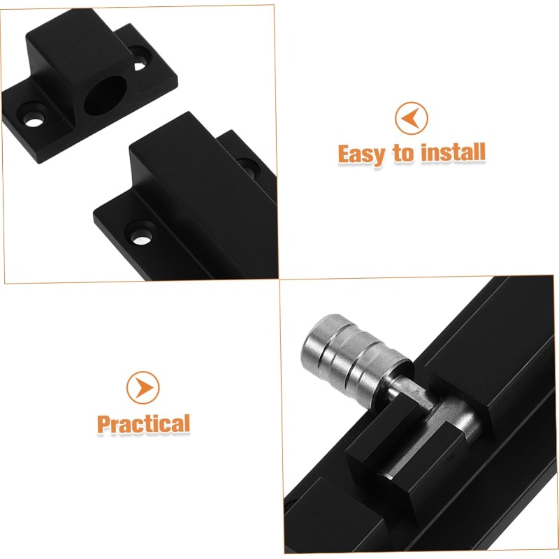 1pc セキュリティドアボルト補強ラッチ スライドゲート用ヘ - Door Reinforcer Kit のレビューと価格