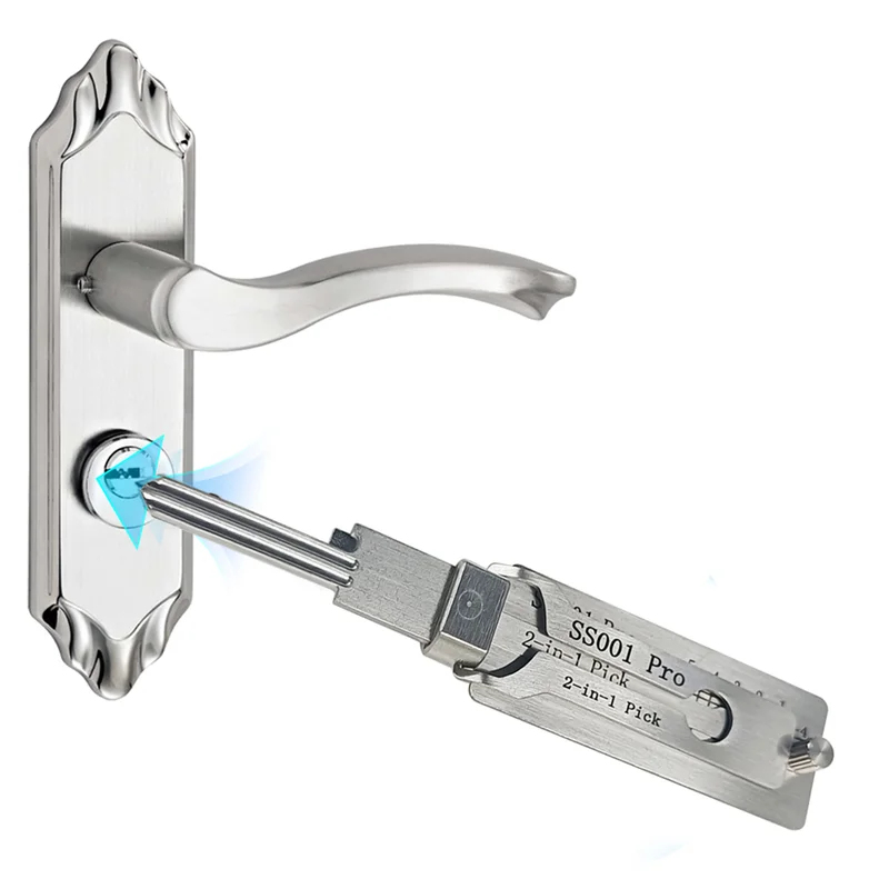 SS001 Proステンレス鋼キーデコーダー 2 in 1精 - Lock Picking Set のレビューと価格