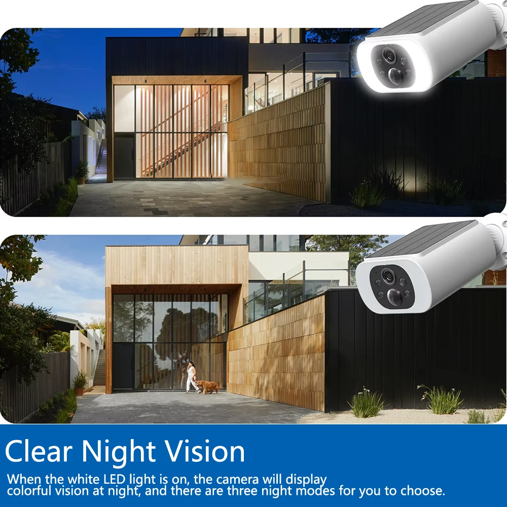 Tuya 5MP ソーラーセキュリティカメラワイヤレス屋外  - Home Security No Wifi のレビューと価格