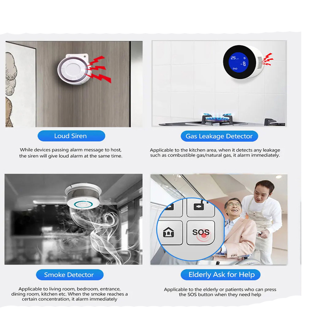 PGST 4G Tuya スマートホーム警報システム、WiF - Home Security No Wifi のレビューと価格